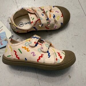 Cat & Jack Kids' Cream Multicolor Sneakers